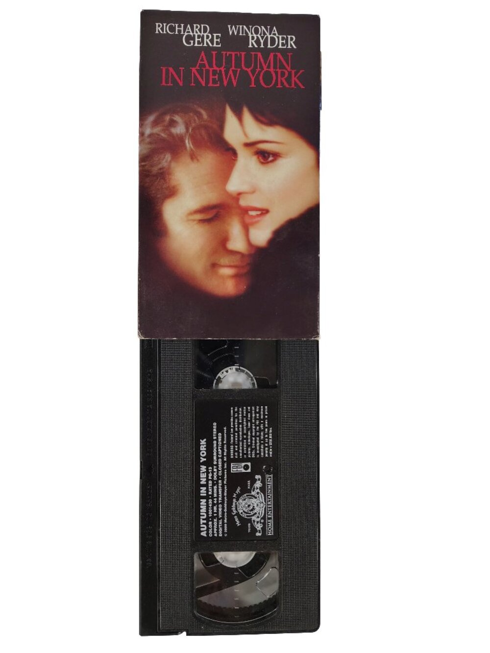 (2000) Autumn In New York Rated PG-13 Romance/Drama VHS Cassette Tape